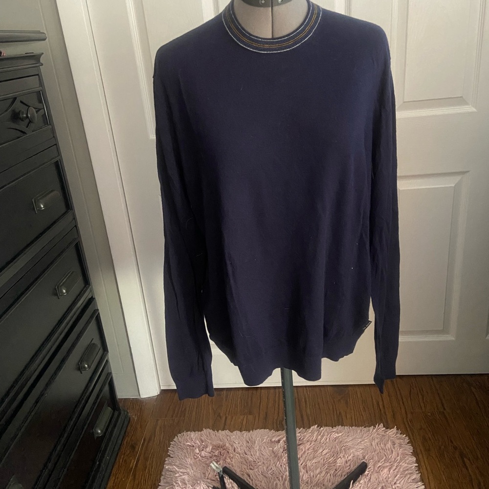 Ted Baker Dark Blue Crewneck Sweater